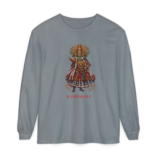 Kadhakali Dance Illustration Long Sleeve Tee