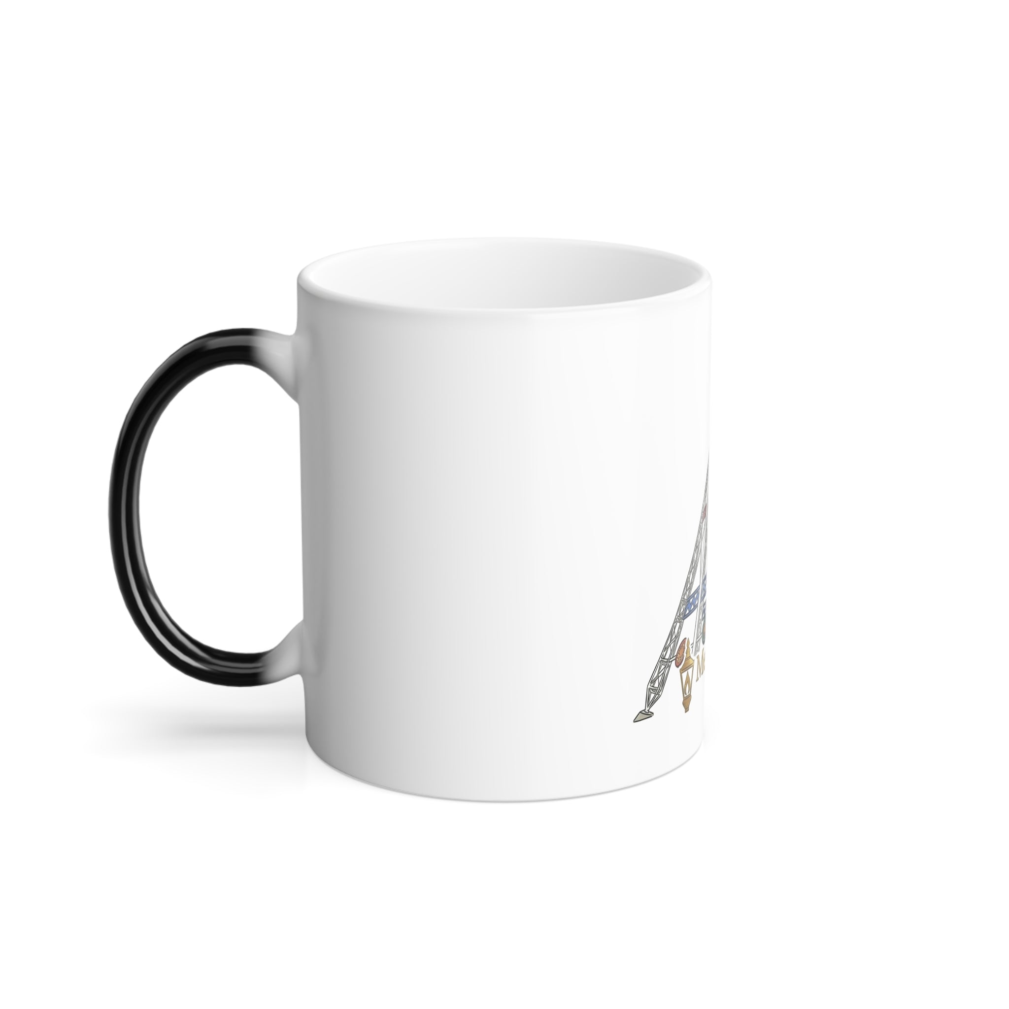 Medicine Hat Teepee Color Morphing Mug — "Medicine Hat The Gas City" 11oz