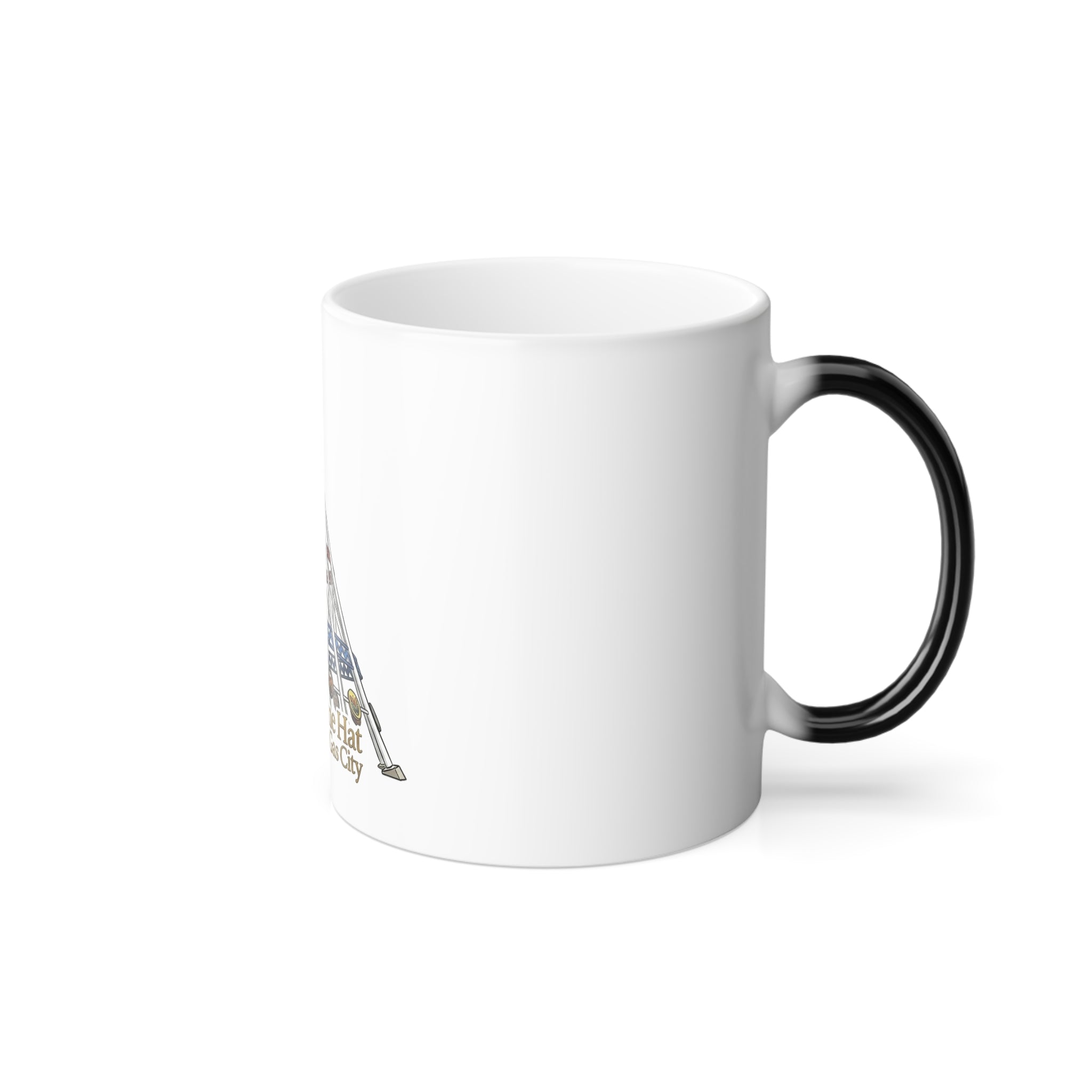 Medicine Hat Teepee Color Morphing Mug — "Medicine Hat The Gas City" 11oz