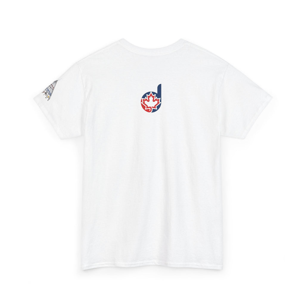 Medicine Hat Tee — Tipi Illustration T‑Shirt (Canada Pride)