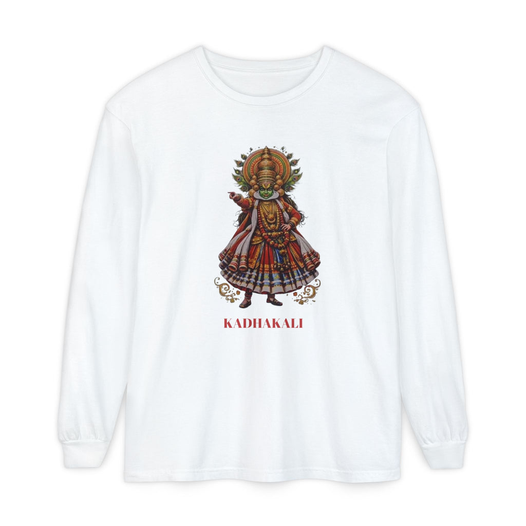 Kadhakali Dance Illustration Long Sleeve Tee